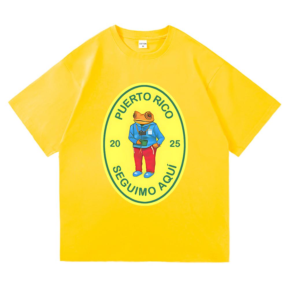 ZX Bad Bunny T Shirt 2025 Fashion MenWomen Vintage Funny Frog Debí Tirar Más Fotos TShirt DeBÍ TiRAR MáS FOToS Cotton Tees Shirts