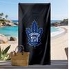 Пляжное полотенце с принтом Toronto Maple Leafs Мягкое Портативное Быстросохнущее?Сухое полотенце для бассейна, летнего отпуска, активного отдыха на природе