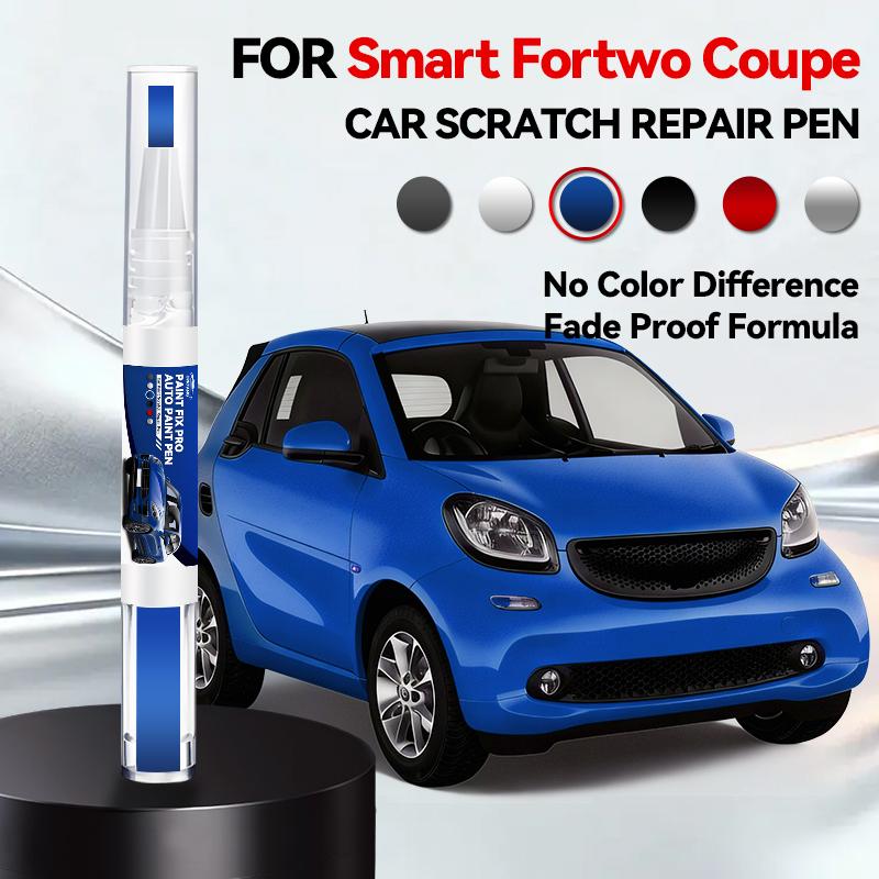 For Smart Fortwo Coupe Paint Repair Pen Touch Up Scratch Remover DIY Auto Accessories Black Cool Silver Orange Moon White Grey
