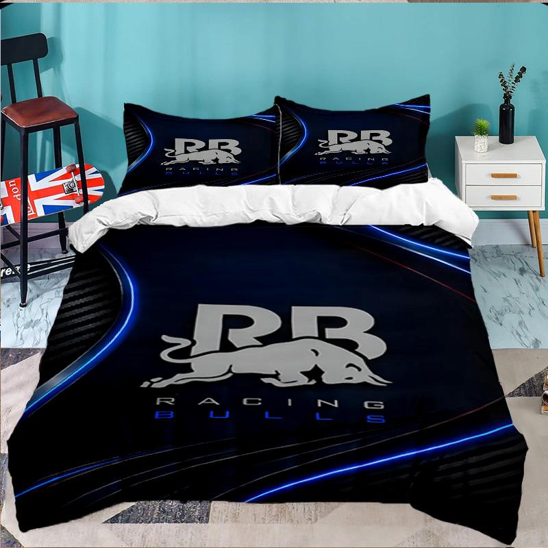 3PCS Bulls Bedding Set,Including 1pc Duvet Cover And 2pcs Pillowcases Perfect for Bedroom, Dormitory, Large size Fan Christmas gift
