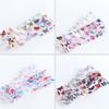 10 Pcs Holographic Nail Foil Set Transparent Butterfly Nail Art Transfer Sticker