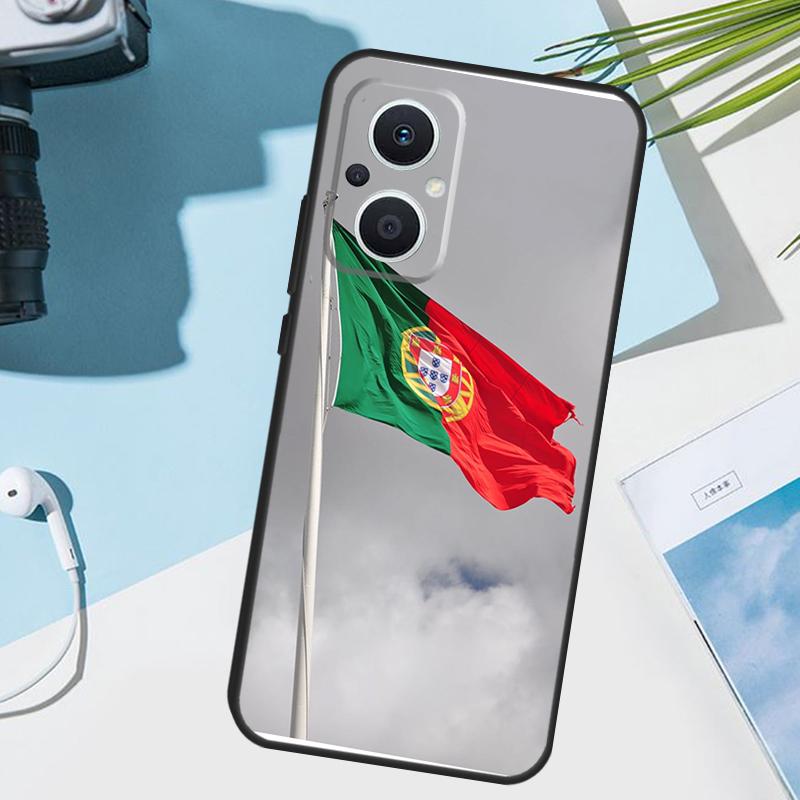 Portugal Flag Cover For OPPO Reno 11 12 13 14 Pro 11F 12F 13F 14F 7 8 Lite OPPO Find X5 X6 X8 X9 Pro Case