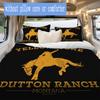 Yellowstone Ranch Pattern Bedding,Quilt Set Quilt Cover Pillowcase Home Birthday Gift (1*duvet cover+2*pillowcase,without core)XSJT0917344