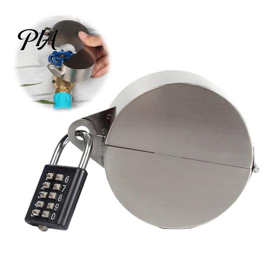 Universal Faucet Lock Outdoor with Password Lock, Prevents Unauthorized Use, Heavy Metal Guard Duty Water Spigot Anti-theft Garden Protective