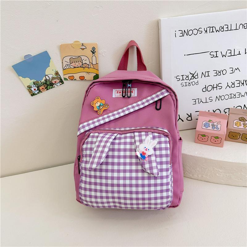 Cute Lightweight Kindergarten Backpack With Curved Straps For Toddler Boys And Girls