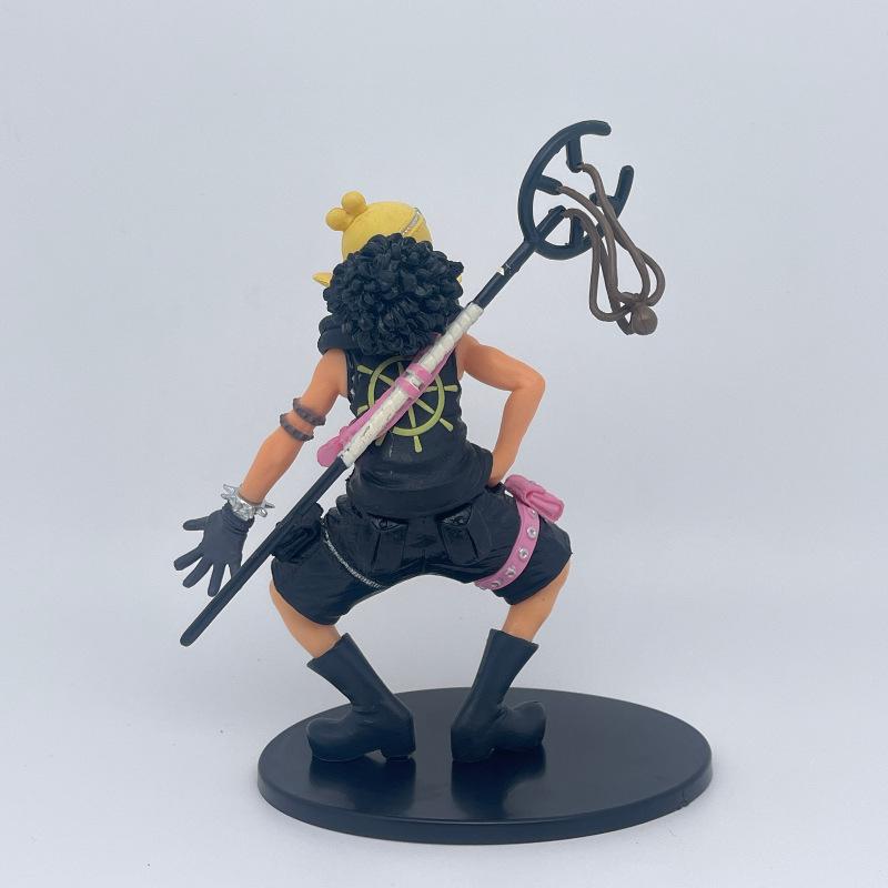 12 см Мультяшная Аниме One Piece Усопп ПВХ Фигурка Действия Коллекция Ручная Работа Модель Машины Настольное Украшение Детские Очаровательные Игрушки Подарок