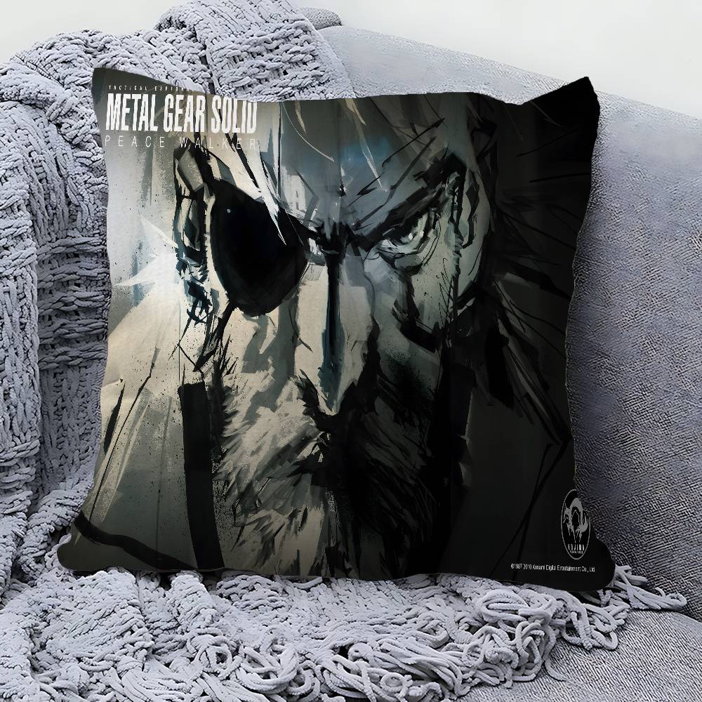 Metal Gear Solid Подушка Чехол для подушки Наволочка Гостиная Диван Домашний декор Индивидуальный