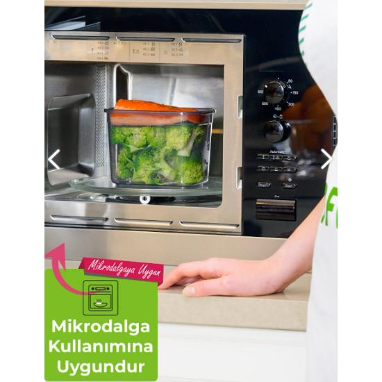 12 Liter Square Provisions Pulses Storage Container Set Spice Jar 1.2 Liters