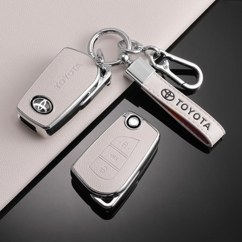 TPU Car Flip Key Case Cover for Toyota Auris Corolla Avensis Verso Yaris Aygo Scion TC IM Camry RAV4 Forturner Hilux Accessories