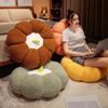 Подушка на сиденье в виде тыквы Декоративная круглая подушка Многофункциональный коврик для пола Лежанка для собаки Спальня