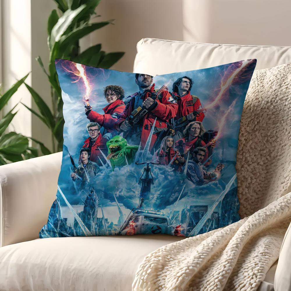 Чехол для подушки Film G-Ghostbusters F-Frozen-Empire Наволочка Мягкий, приятный для кожи и удобный, со скрытой молнией