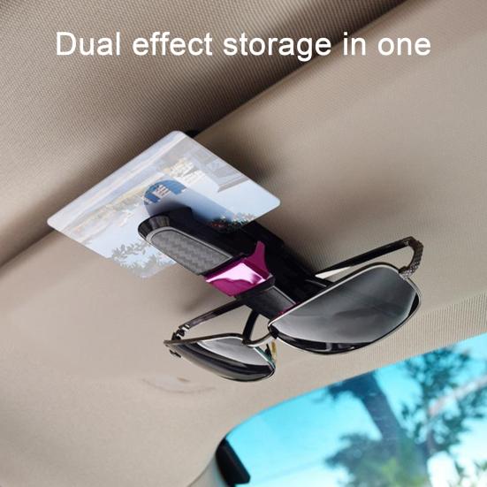 Автомобильный держатель для солнцезащитных очков, зажим для очков, вращающийся на 180 градусов, защита от царапин, простой в установке зажим для солнцезащитных очков