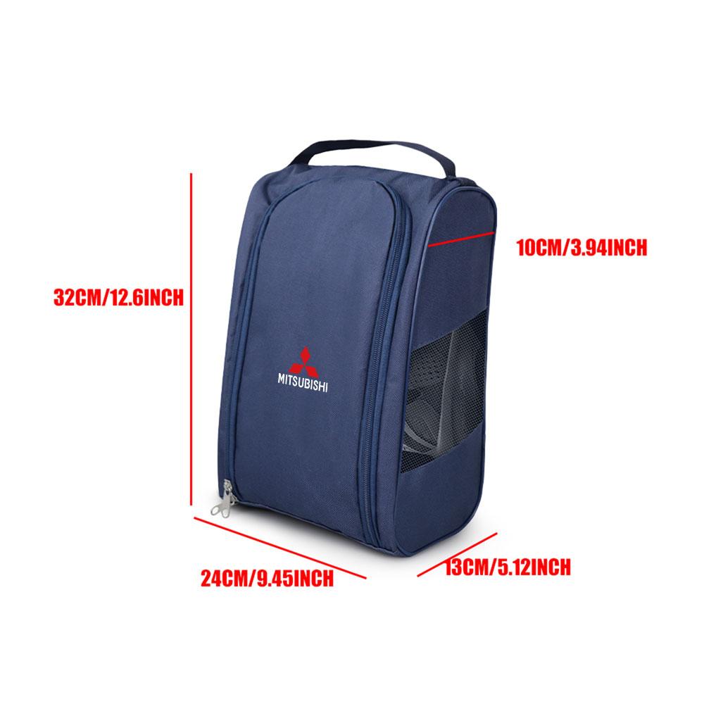 Car Logo Sneaker Storage Bag Travel Outing Shoe Storage Tool For Mitsubishi Ralliart Space Star Eclipse Cross ASX Xl Lancer 9 G4