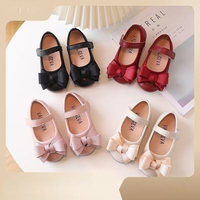Кожаные туфли для девочек Zapatos Niña, осенние детские прогулочные туфли с бантом, туфли Мэри Джейн на плоской подошве, туфли Лолита, детские туфли, платье для девочек