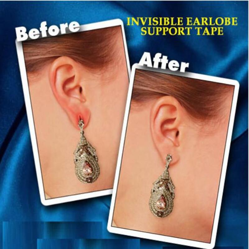 Наклейка для поднятия ушей, накладные серьги, поддержка женских невидимых сережек, защита, снимающая напряжение от тяжелых сережек