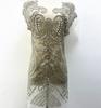 2026 LY New Rhinestone Bodice Applique Bridal for Prom Dress  Applique with Tassel Tag Chain Strap for Night Party