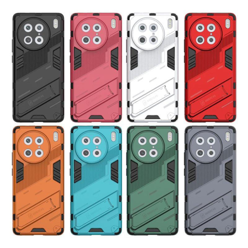 Для Vivo X90 Pro Plus 5G Armor противоударный чехол для телефона задняя крышка магнитная подставка анти-падение защитные чехлы