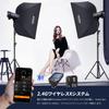 GODOX DP400IIIV Комплект 2 шт. 400 Дж 4-е поколение Студийная вспышка Крепление Bowens Беспроводное приложение GODOX Перезарядка Моделирующая лампа 30 Вт Рефлектор x2 Стойка для света x2
