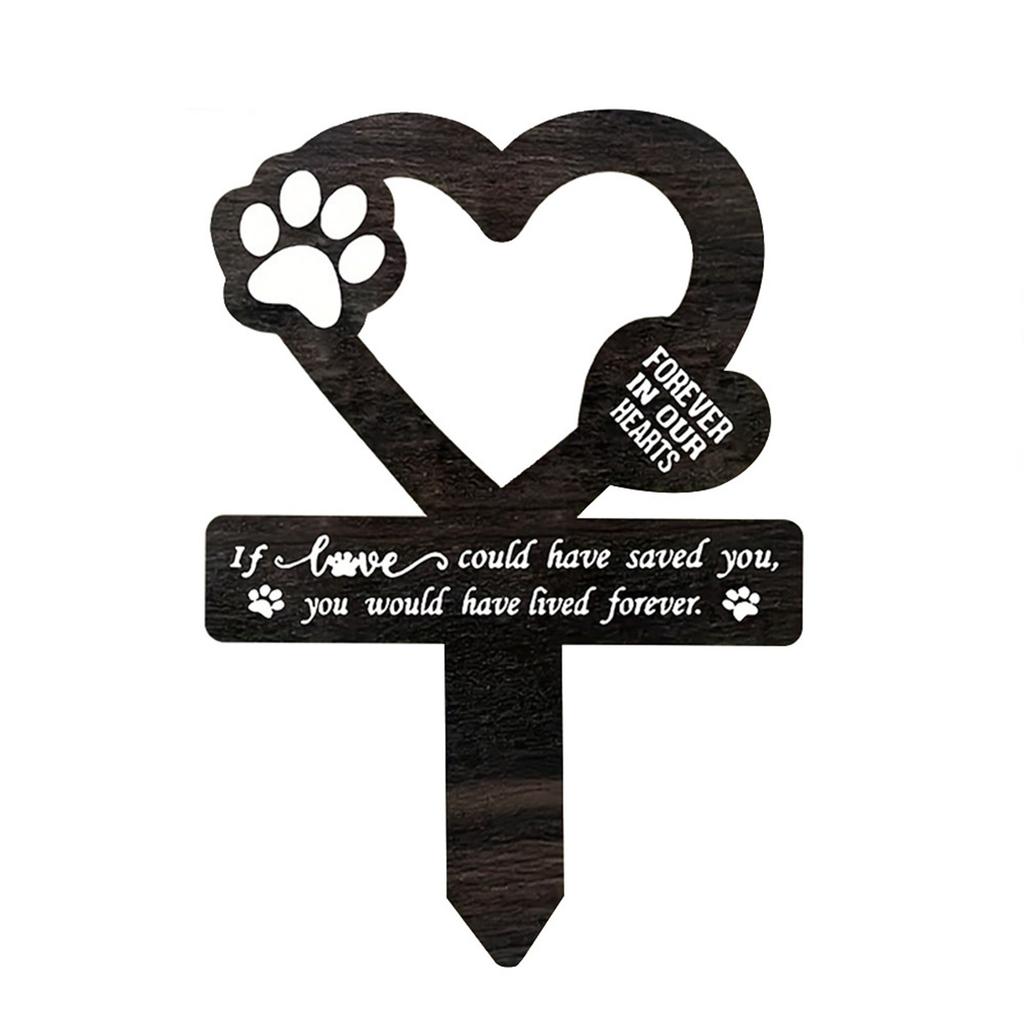 Мемориальный садовый столб для домашних животных, долговечные мемориальные маркеры для могил домашних животных, мемориальные садовые украшения для кладбища, декор садовой могилы для сада, двора,