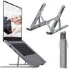 Laptop Stand 6 Tier Height Adjustable Ventilated Aluminum Laptop Computer Desk Non-Slip Silicone 10-17''