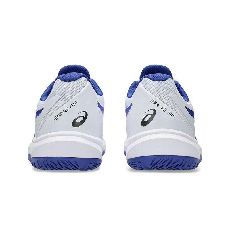 Asics GEL GAME FF Дышащая поддержка Низкий верх Теннисные кроссовки Мужские Бело-синие кроссовки 1041A489-103