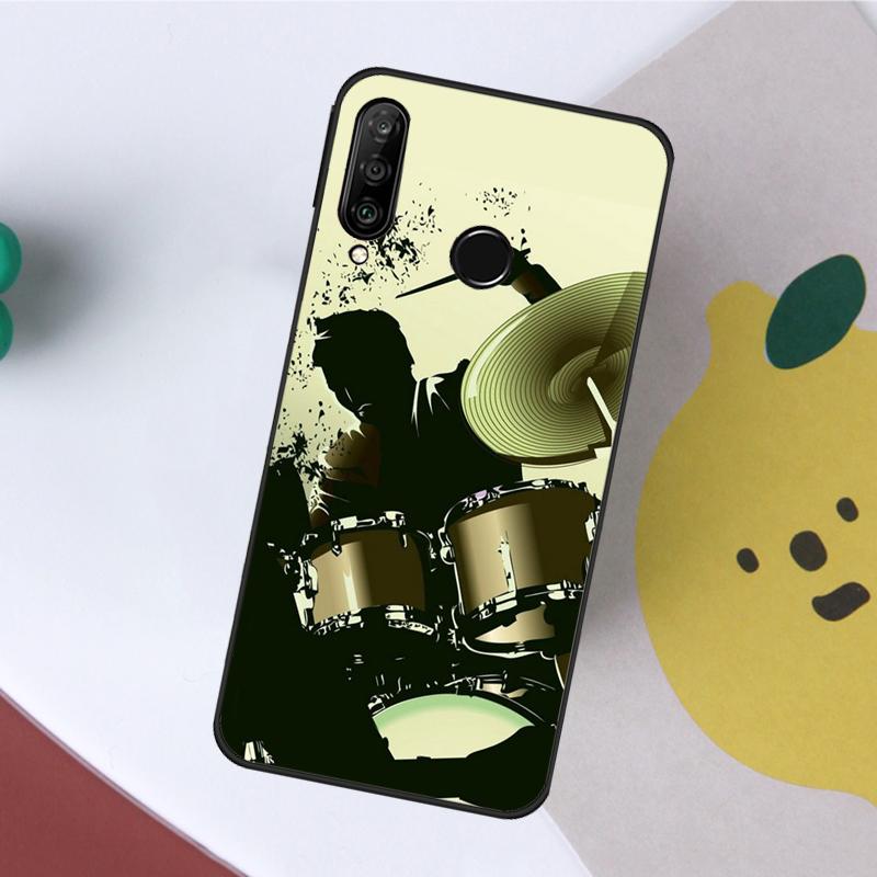 Чехол Барабан Барабанщик Музыка Dj Для Huawei Nova 12s 12i 11i 8i Y73 Y72 Y61 Y91 Y90 Y70 Y60 9 10 SE P30 P40 Lite P60 Pro