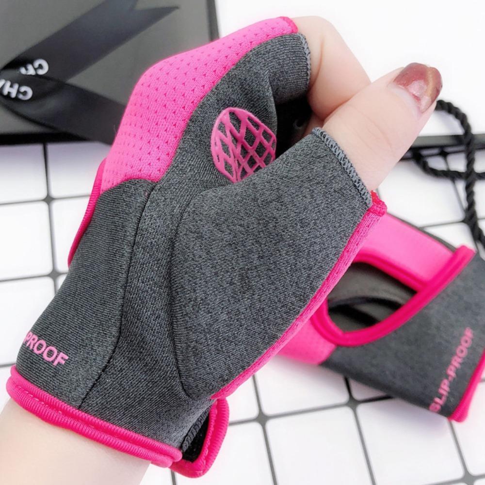 1 пара высокоэластичных гантелей, дышащие перчатки, противоскользящие перчатки для йоги с половиной пальцев, унисекс