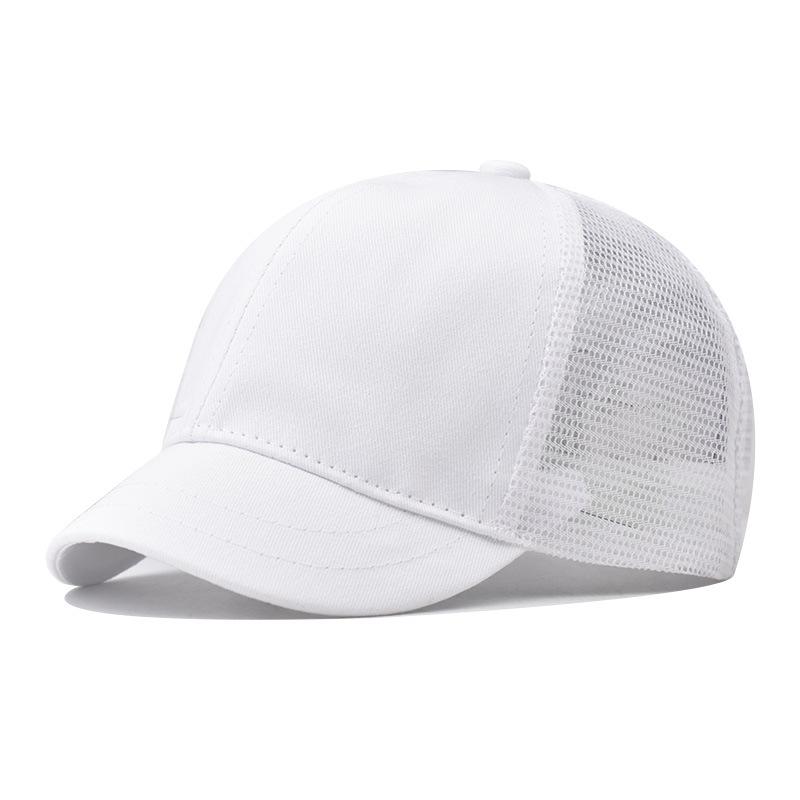 Осенняя Новая Женская Мужская Однотонная Сетчатая Бейсболка Однотонная Snapback С Коротким Козырьком Кепка от Солнца Уличная Хип-Хоп Бейсболки Кепка