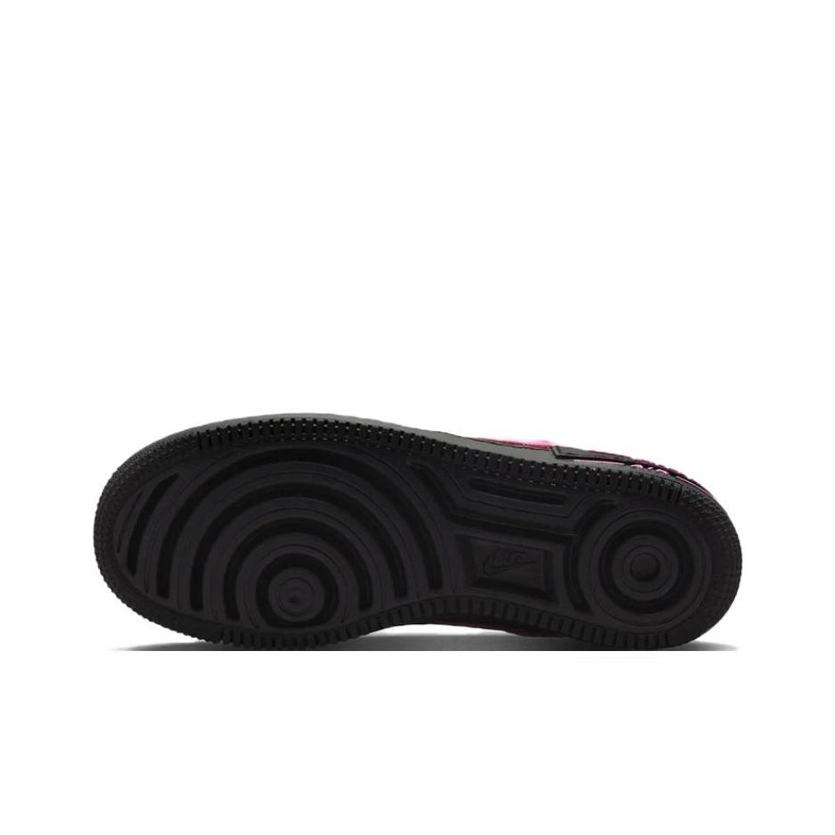 Nike Кроссовки женские Air Force 1 Shadow Черный Розовый Надпись Розовый-Взрыв CI0919006