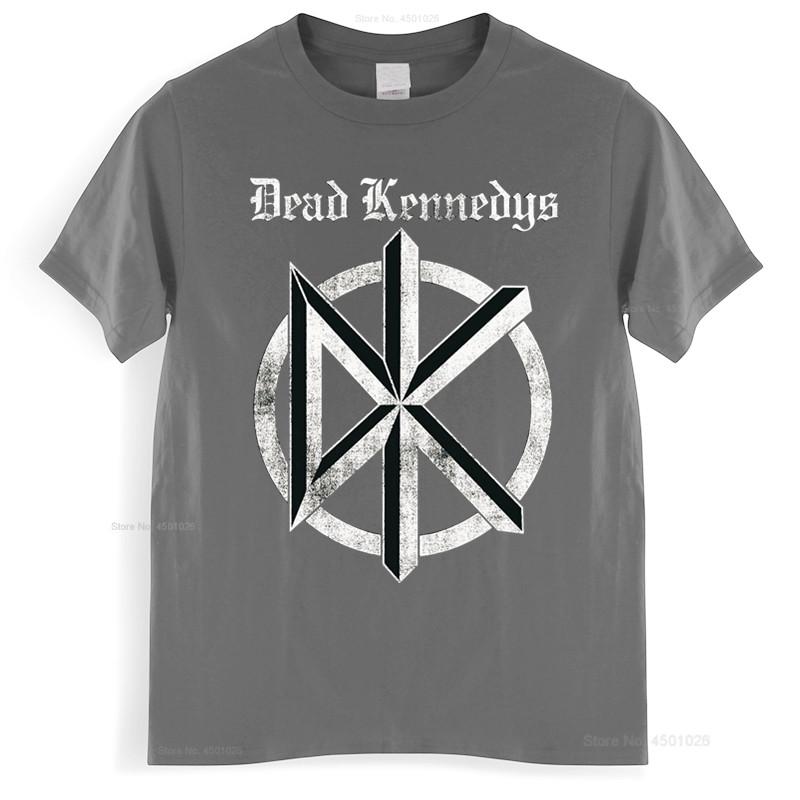 China Style Fashion Rock Authentic Dead Kennedys Distress Old English vintage Logo Symbol Emblem Tshirt Band Logo Tee Shirt For