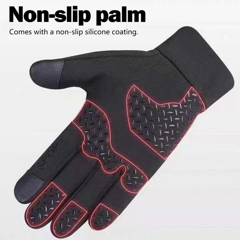 Warm Men Women Gloves Autumn Winter Cycling Hiking Water-Repellent Gloves Touchscreen Anti-Slip Sport Windproof Motorcycle Glove