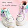 Elastic Sneakers Flat Shoelaces for Shoes AF1 Metal Head Shoe Laces Women Man Shoelace Shoes Accessories Cordones Apatillas