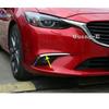Для Mazda6 Mazda 6 Atenza 2014 2015 2016 2017 2018 Кузов Головной Передний Противотуманный Бровь Отделка Свет Лампа Рамка Накладка ABS Хромированная Крышка