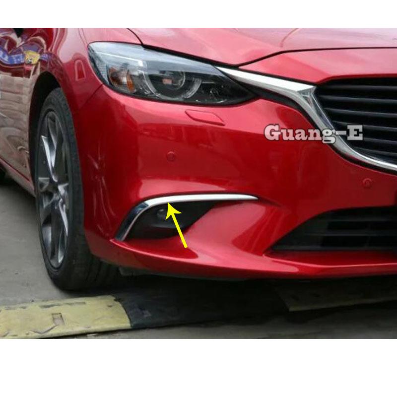 Для Mazda6 Mazda 6 Atenza 2014 2015 2016 2017 2018 Кузов Головной Передний Противотуманный Бровь Отделка Свет Лампа Рамка Накладка ABS Хромированная Крышка