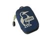 Переработанный овальный чехол для ключей на молнии для хранения смарт-карты 3 крючка для ключей CH60-3580 (N001 Военно-морской флот)