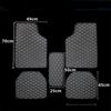 Auto Floor Leather Carpet Liner Waterproof/Dustproof /Skidproof Mat Pad Universal Car Floor Mats Front  Rear Carpet Mat Waterproof Dustproof Skidproof