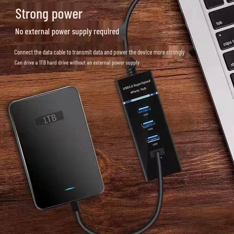 Универсальный USB 3.0 концентратор «один на четыре» для расширения настольного компьютера и ноутбука