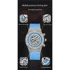 ONOLA Fashion Sports Luxury Men Wristwatch Date Waterproof Luminous Chronograph Man Watch Unique Leather Quartz Men's Watch