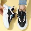 New Fashion Women Tennis Shoes Chunky Sneakers for Spring Autumn Thick Bottom Dad Shoe Ladies PU Leather Platform Running Shoes