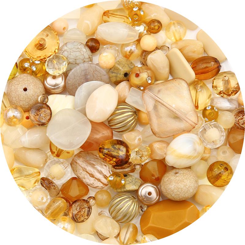 Baroque Style Acrylic Beads for DIY Bracelets and Accessories