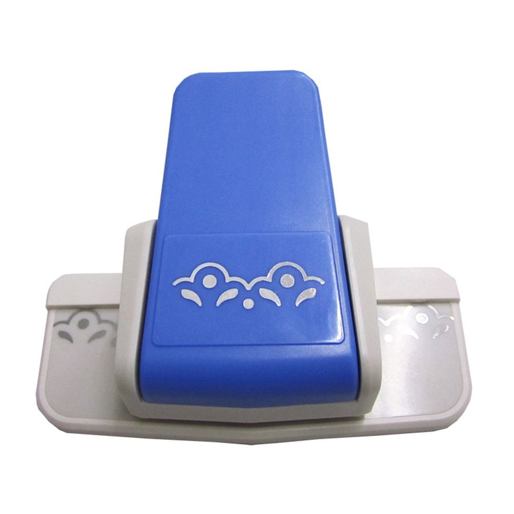 Резак для бумаги Декоративный бордюр S Дизайн цветка Сделай сам Скрапбукинг Тиснение Дырокол Фигурный бордюрный дырокол