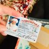 1~10 Cards Santa Claus Flying Licence Christmas Eve Driving Licence Christmas Gift For Children Kids Christmas Decoration 2025
