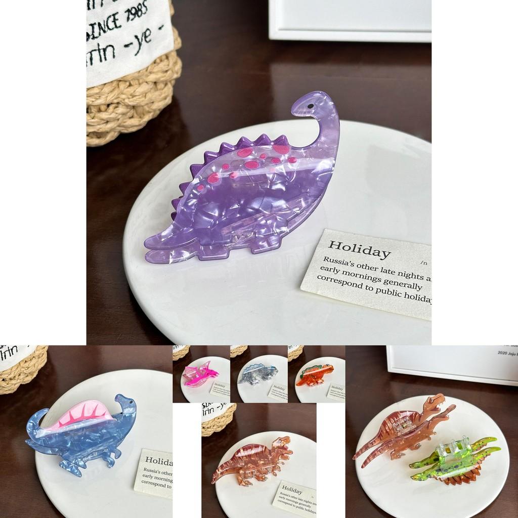 High-quality Acrylic Hair Claw Clip With Fun Dinosaur Theme Perfect For Winter Fashion