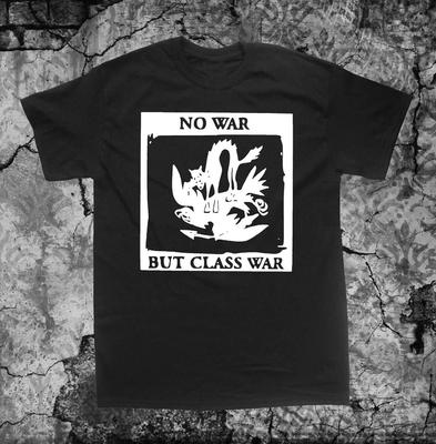 Классовая война Саботаж Кот Плюс Футболка - Активизм панк Освобождение человека Фронт защиты животных Права Земли Благосостояние социальный#Цвет(2)