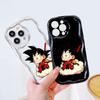Cute Cartoon Pattern Cream Texture Casing Wavy Edge Soft Silicone Cover Phone Case for Samsung