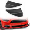 Car Front Bumper Slitter Lip Diffuser Black Rounded Edges For Ford Mustang 2015 2016 2017 Car Accessories