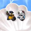 Unique Cartoon Camera Robot Metal Brooch Pin For Collectors Stylish Accessories
