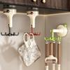 360° Rotating Kitchen Suction Cup Hook Dopamine 6-Claw Suction Cup Rotating Hook  Bathroom