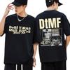 BAD BUNNY DTMF Деби Тирар Мас Фото Футболка Винтажная Хип-Хоп Модная Мужская Женская С Коротким Рукавом Свободного Кроя Хлопок Повседневные Футболки Мужские