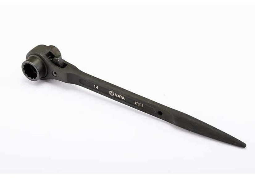 Трещотка SATA с заостренным концом, двусторонняя, 47305-47313
